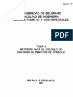 Métodos para El Cálculo de Los Puestos de Atraque - Escalante - Tema 5