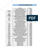 Lista de Precios 2023 F