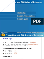 6-1 Properties of Polygons