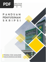 Buku Pedoman Penulisan Skripsi Manajemen