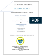 Zero Energy Building Seminar Report