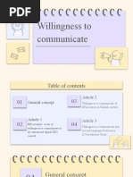 Willingness To Communicate