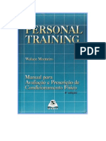 PERSONAL TRAINING - MANUAL PARA AVALIAÇÃO E PRESCRIÇÃO DE CONDICIONAMENTO FÍSICO - Walace Monteiro - LIVRO