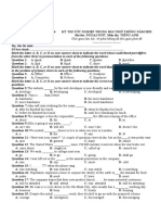 4. Đề thi thử TN THPT 2023 - Môn Tiếng Anh - Biên soạn theo cấu trúc đề minh họa - Đề 4 - File word có lời giải