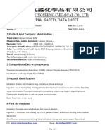 MSDS of Calcium Chloride 94% (YS)