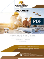 Broucher Aquarius Peru Eirl