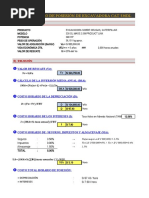 Costo Total de Maquinaria (Costo de Posesión+Costo de Operación)