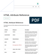 HTML Attributes