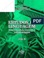 Livro Estudos Da Linguagem Instrumentos Teóricos e Metodológicos - Vol-2