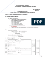 05-Corrigé Série N°1 TD Comptabilité Des Sociétés S4 E7 Et 8 - 20-21