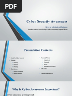 Cyber Security Awareness Presentation