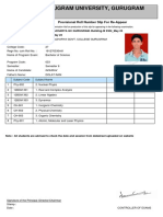 Admit Card Generation