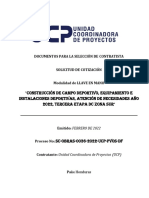 Documento Base Construccion Proyecto Tipo Campos Deportivos Zona Sur II