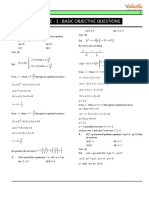 Quadratic Equation EX-1