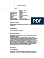 INFORME PSICOLOGICO Figura Humana Ricardo