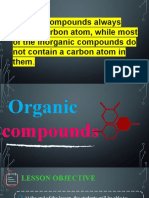 Lesson 1 - Organic Compound