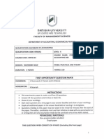 Cma612s - Cost Management Accounting - 1st Opp - Nov 2019