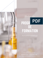 Programme de Formation Cosmétique Formulation Version 2