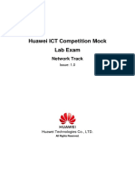 Huawei ICT Competition Mock Lab Exam - Network Track