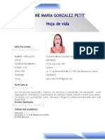 CV Jackeline Maria Gonzalez Petit