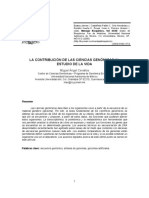 La Contribución de Las Ciencias Genómicas Al Estudio de La Vida