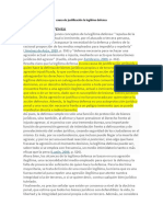 Causa de Justificación La Legitima Defensa