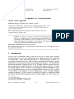 Homotopy Perturbation Method For Time-Fractional