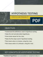 Hypothesis Testing v2.0