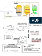 Stage II Stage III: Sulphur Sulphur Dioxide Sulphur Trioxide