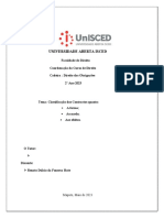 Classificacao Dos Contractos (Forma, Modo, Efeitos)