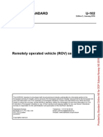 NORSOK U-102 Remotely Operated Vehicle (ROV) Services Ver 3