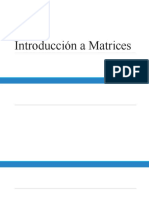 Matrices Introduccion 