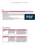 1° Grado - Experiencia de Aprendizaje N°09