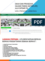 Langkah Dan Prosedur Pengajuan Tanda Daftar LPQ Melalui Sipdar PQ