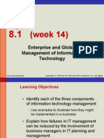 Week 14 - Enterprise &amp Global Management Information Technology