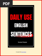 Daily Use English Sentences (English)