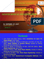 Pertemuan Ke 2 Geotechnical Investigations