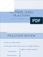 Number Sense: Fractions