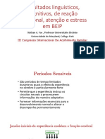 NATHAN FOX - Resultados Linguísticos, Cognitivos, de Reação Emocional, Atenção e Estress em BEIP