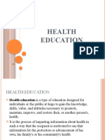 Health Education