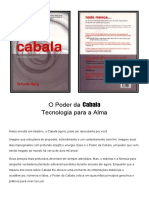 O Poder Da Cabala Tecnologia para A Alma Yehuda Berg