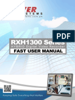 RXH1300 Series Fast User Manual