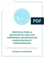 Cartas de Compromiso Condicionalidad