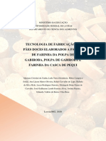 CARTILHA - Tecnologia de Fabricação de Pães Doces Elaborados A Partir de Farinha Da Polpa de Gabiroba, Polpa de Gabiroba e Farinha Da Casca de Pequi