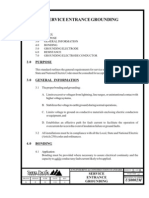 Service Entrance Grounding: 1.0 INDEX