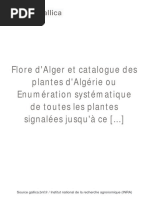 Flore D'alger Et Catalogue Des (... ) Battandier Jules-Aimé Bpt6k64369281