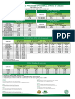 Retail Price List 01072022 For Website General Circulation