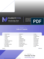 Marketonik - Marketing Plan