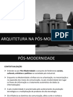 Aula 07 - PÓS-MODERNISMO