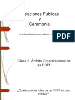 Relaciones Públicas y Ceremonial. Clase 2